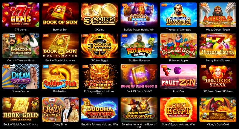 Fortune Clock Casino games